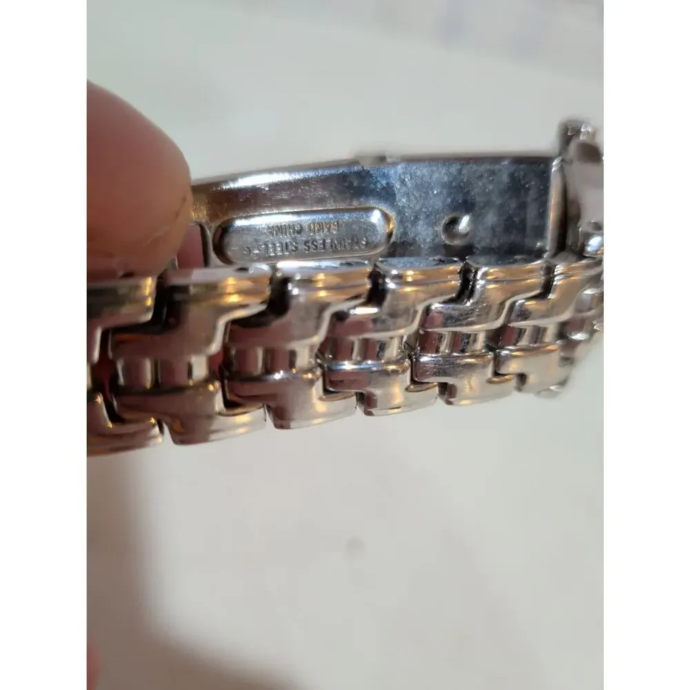 Seiko Coutura Ladies Watch 7N82-0CG0 Mother of Pearl Diamond Bezel Two-Tone